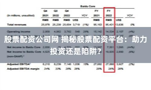 股票配资公司网 揭秘股票配资平台:助力投资还是陷阱?